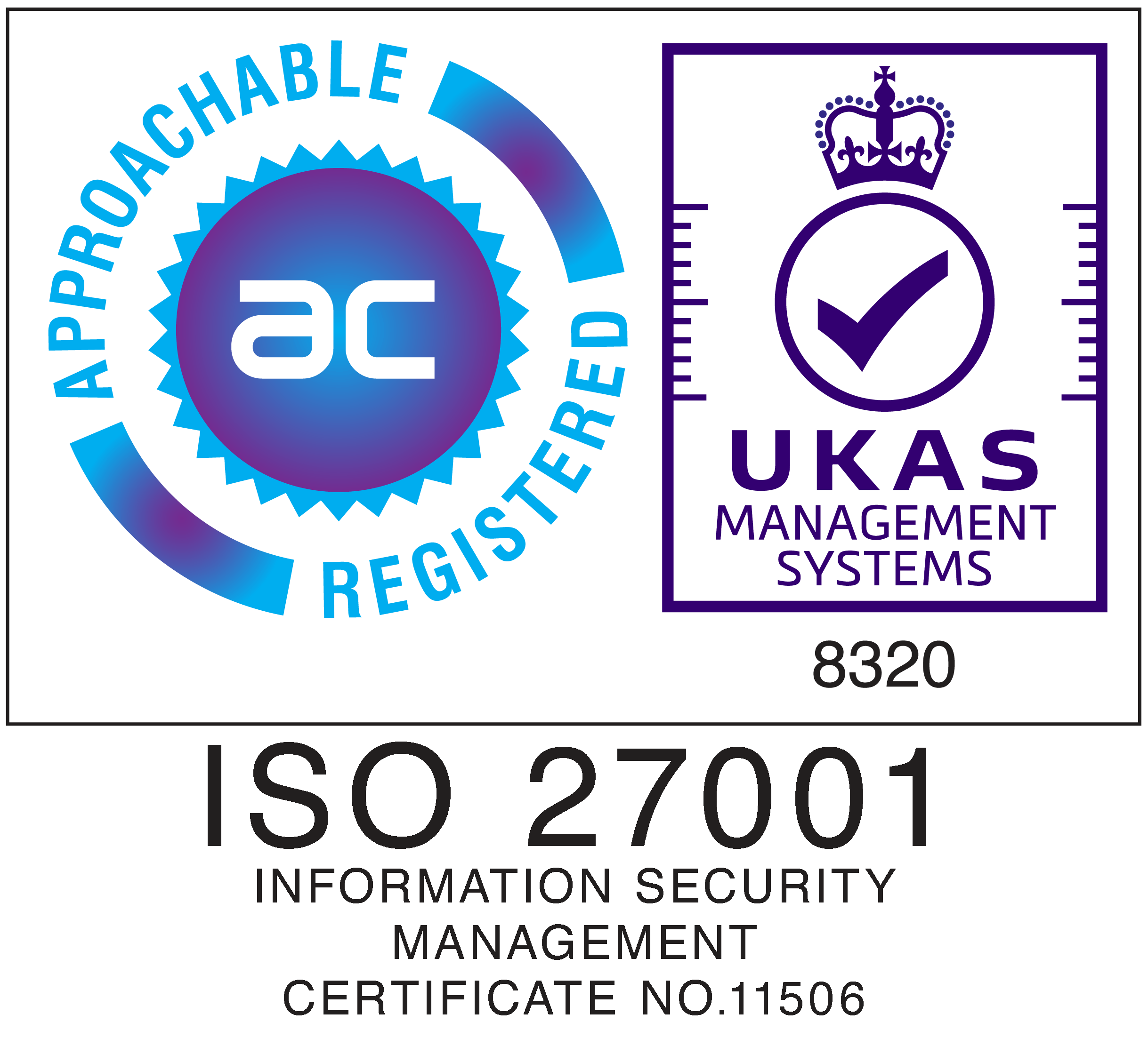 Image showing that Elateral holds an ISO 27001 certification